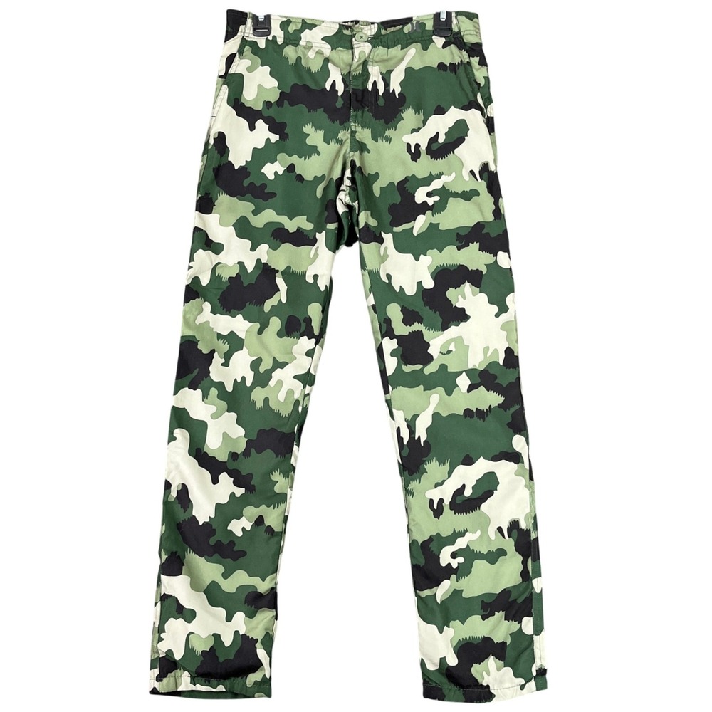 Hurley Camo Pants Boys Size‎ 20 Lightweight Outdoor Skater Casual Chino
